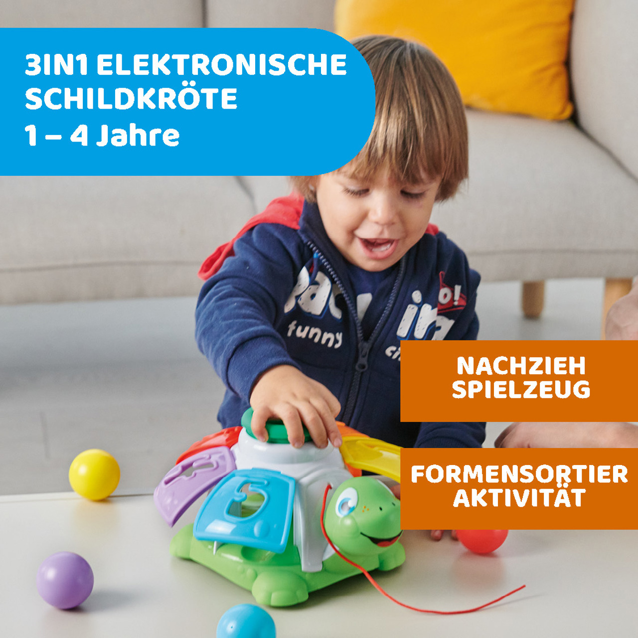 Sortier-Schildkröte zum ziehen null - 1