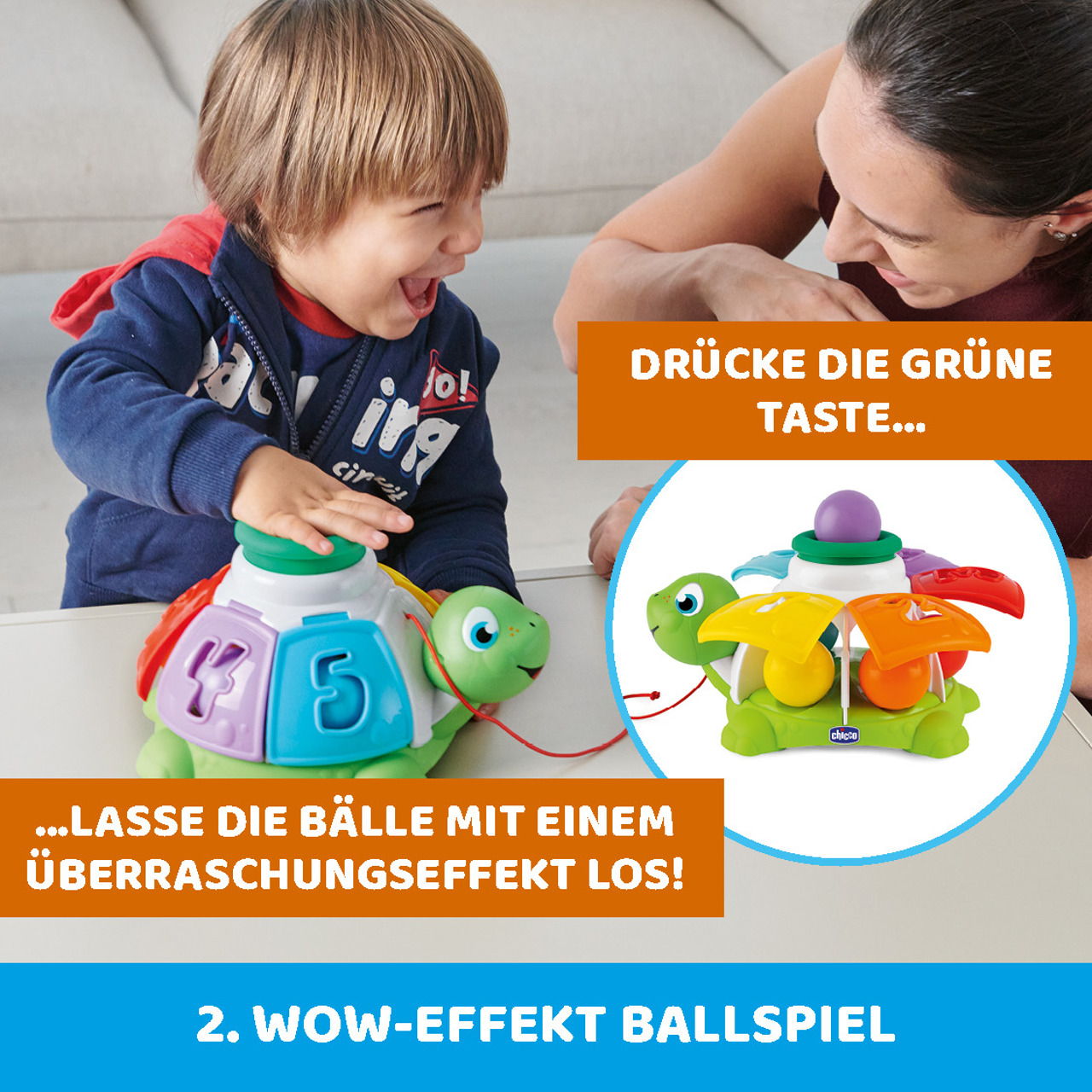 Sortier-Schildkröte zum ziehen null - 3