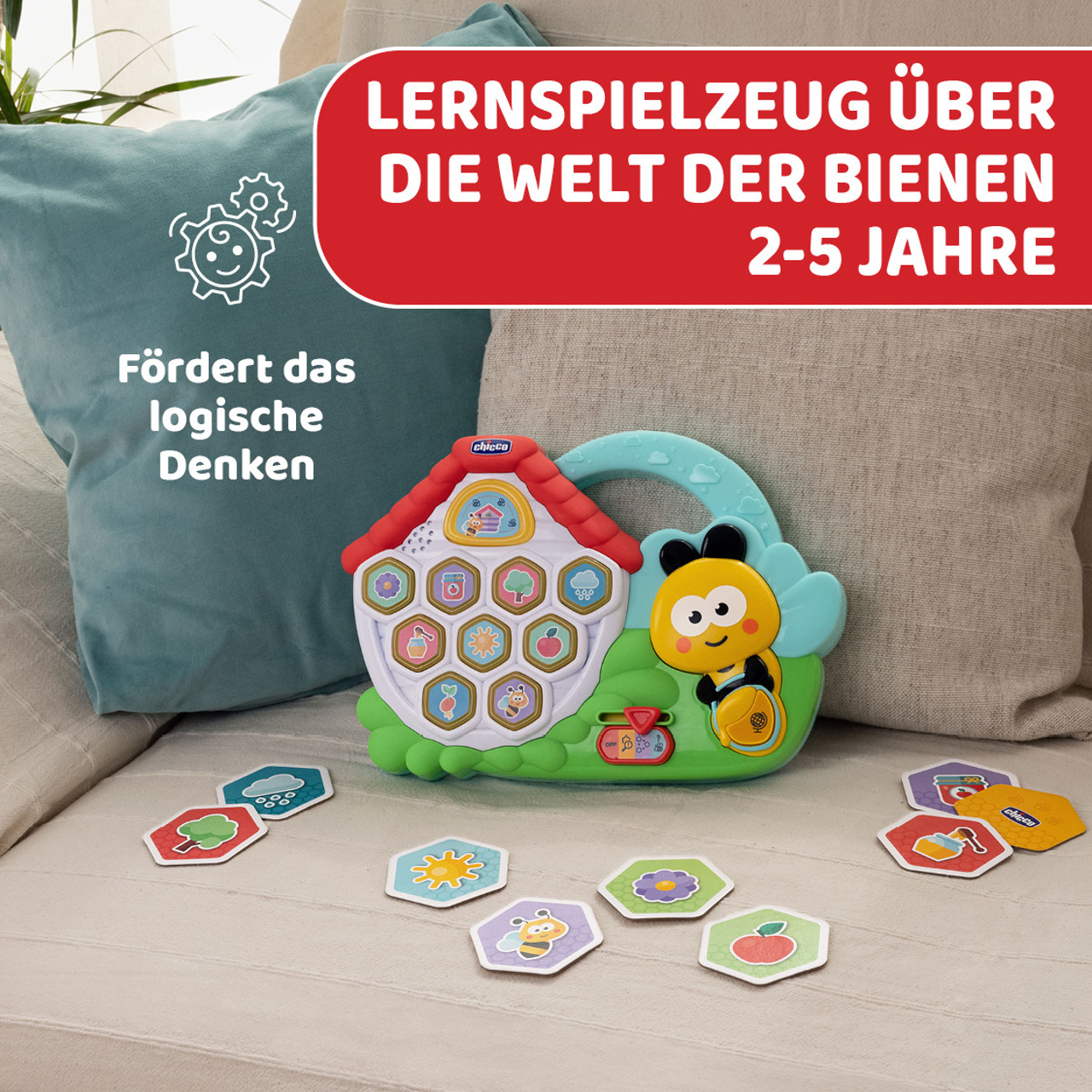 Spiele und Lerne mit den Bienen null - 1