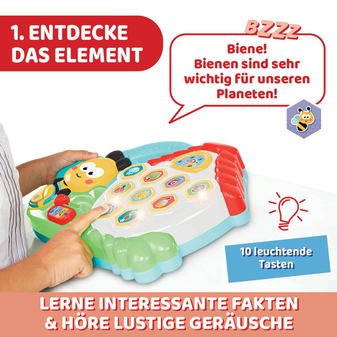 Spiele und Lerne mit den Bienen null - 3