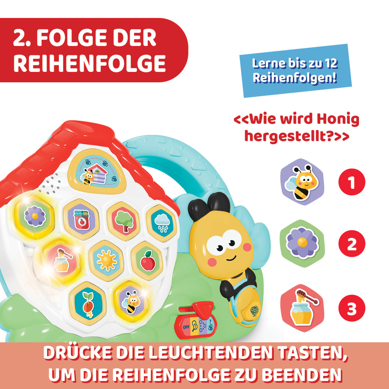 Spiele und Lerne mit den Bienen null - 4