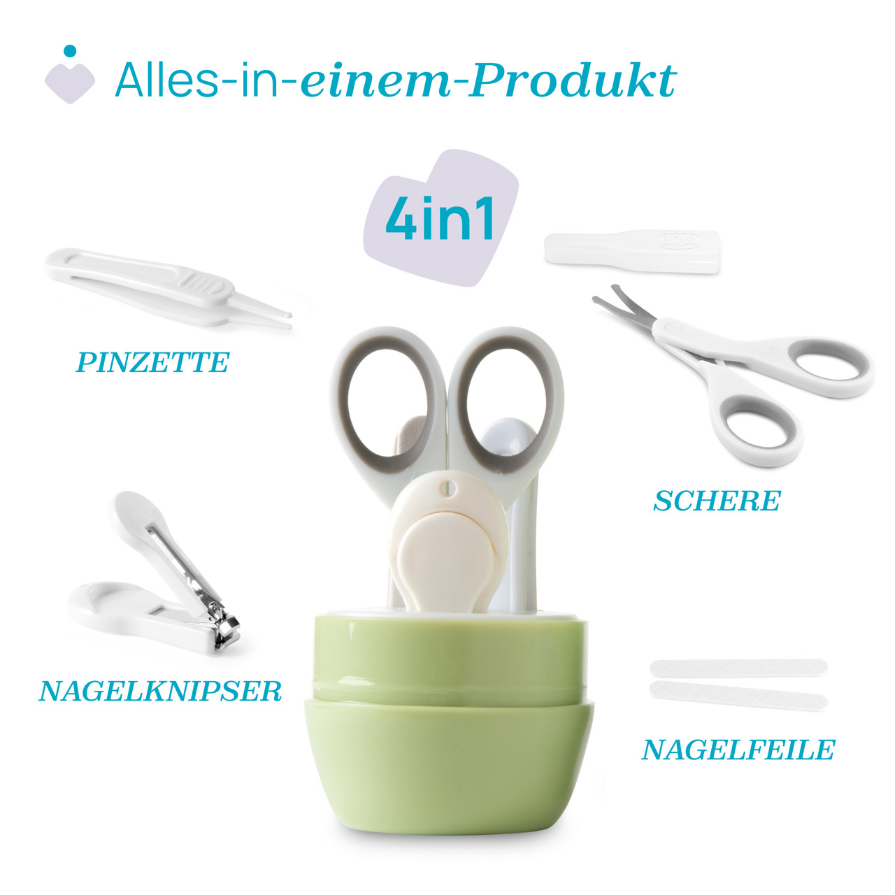 Nagelpflegeset 4 in 1 Fuchs oder Eule null - 5