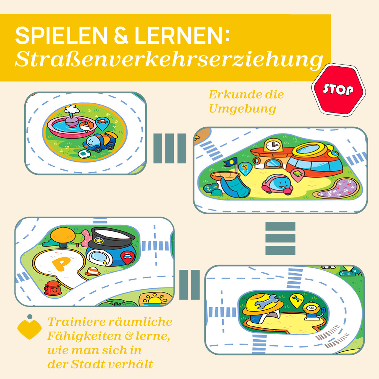 Elektronische Stadt Spielmatte null - 4