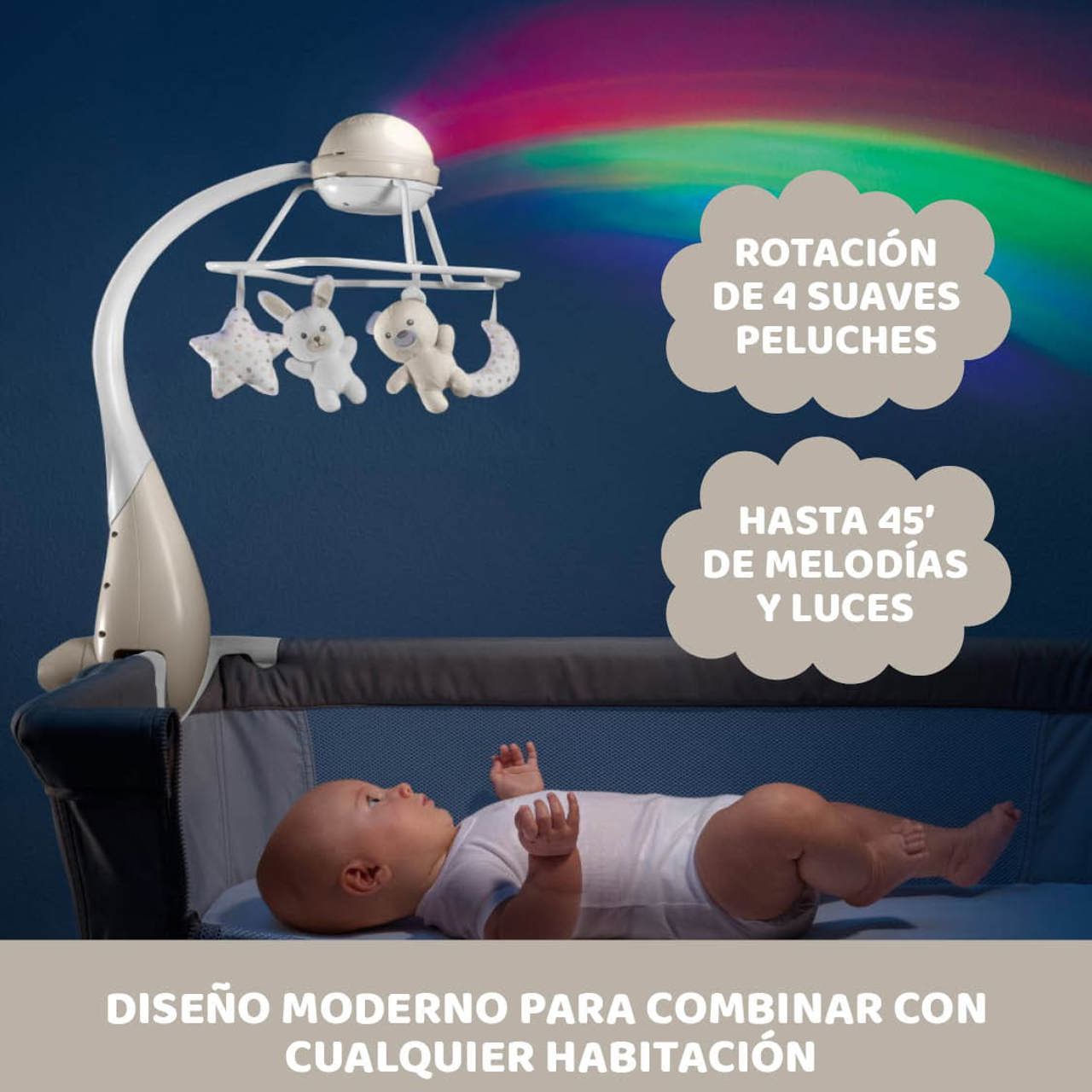 Móvil Rainbow Cot null - 2