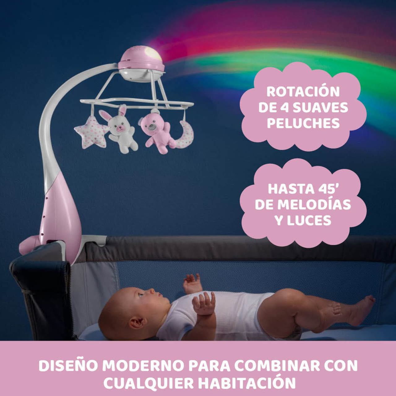 Móvil Rainbow Cot null - 2