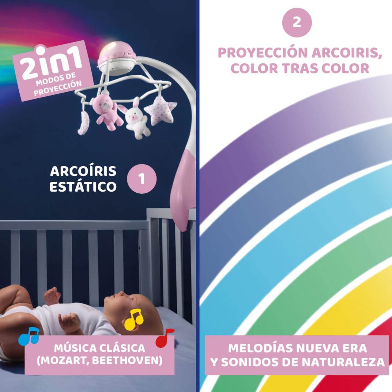 Móvil Rainbow Cot null - 3