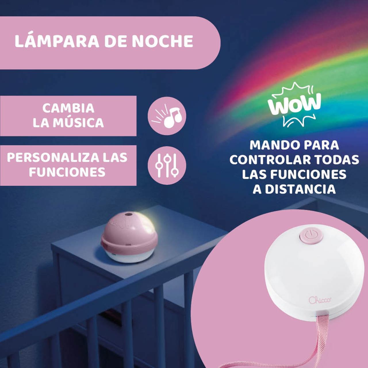 Móvil Rainbow Cot null - 4