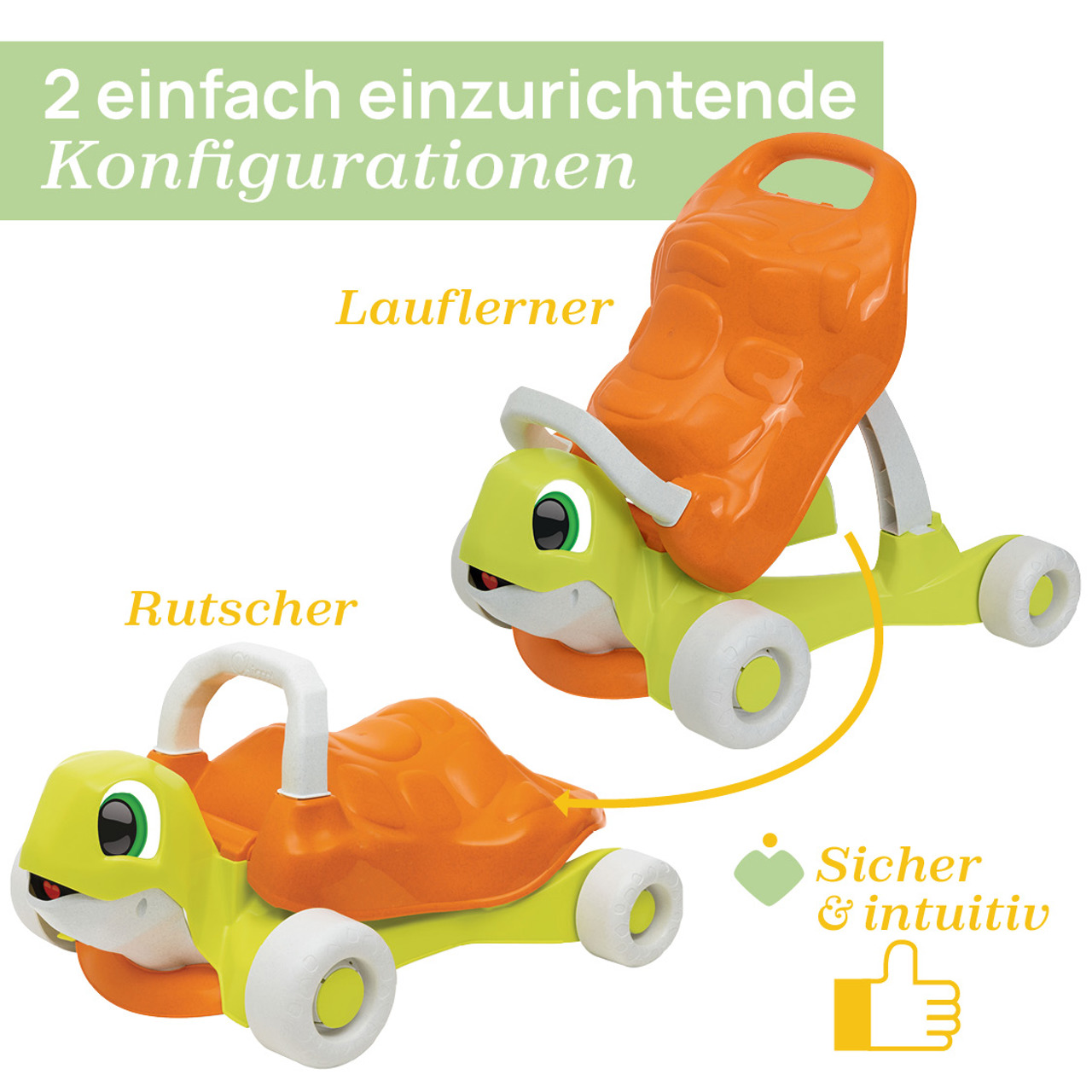 Walk & Ride Turtle 2in1 Lauflernhilfe null - 2