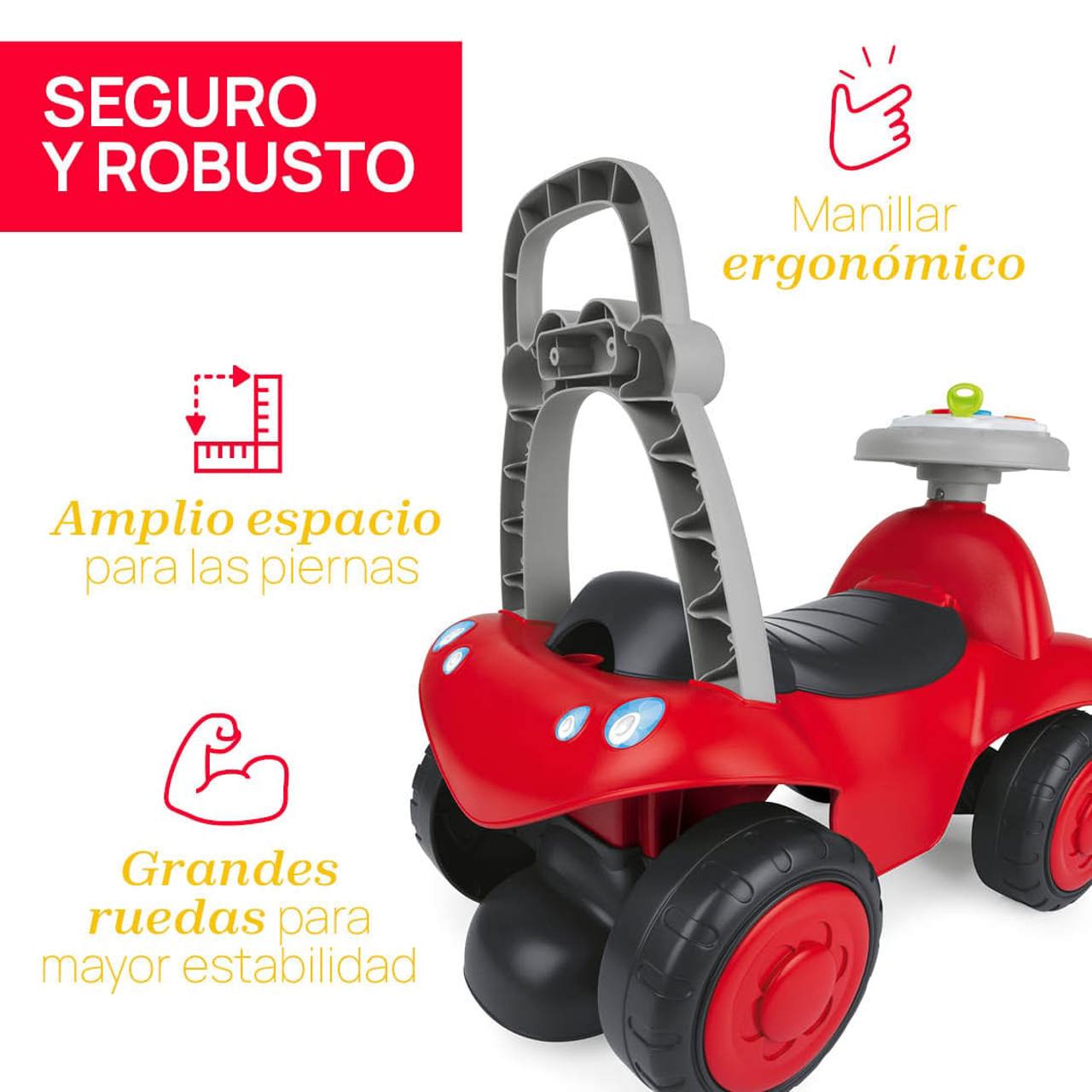 Correpasillos y andador Billy Walk&Ride 2 en 1 Chicco - 6