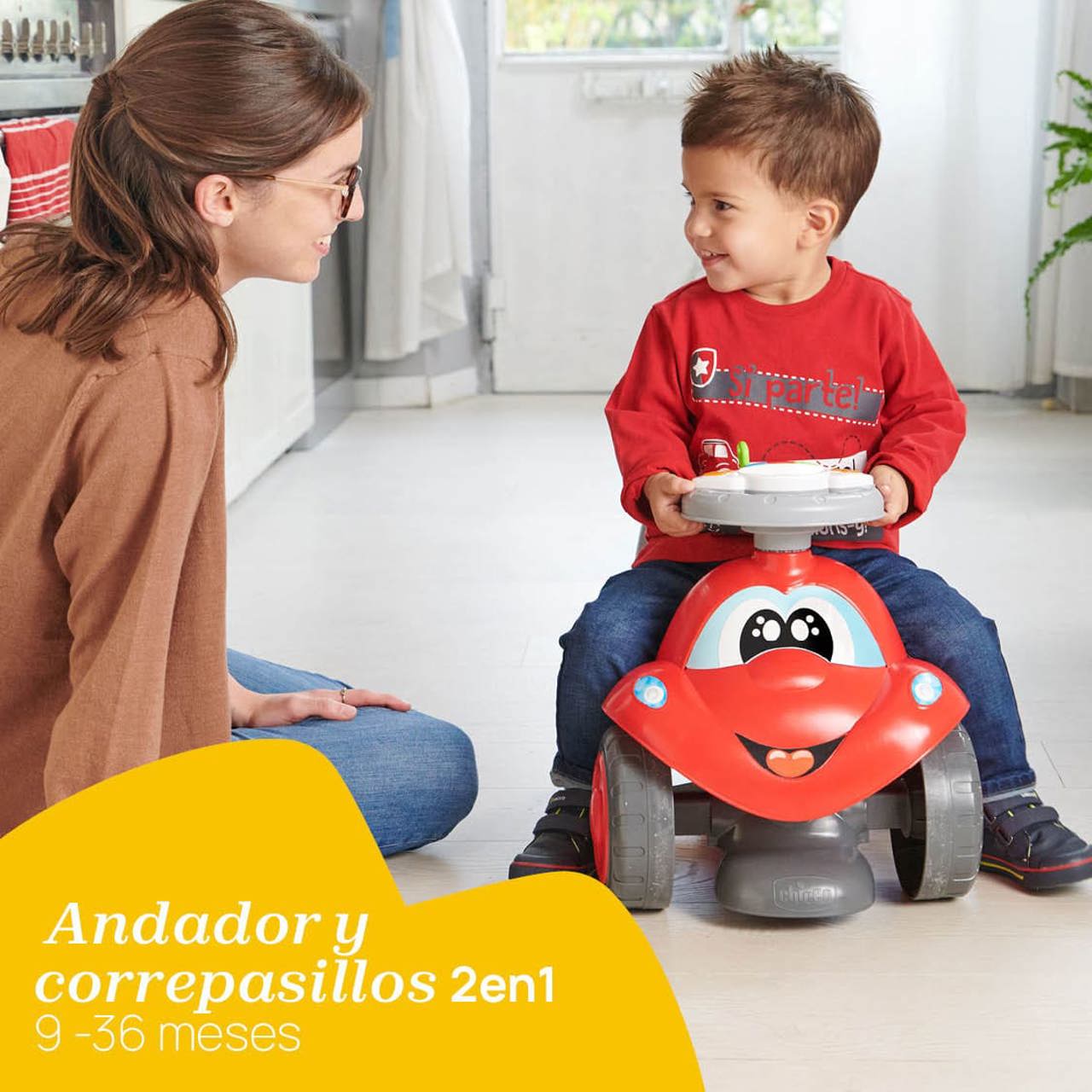 Correpasillos y andador Billy Walk&Ride 2 en 1 Chicco - 1