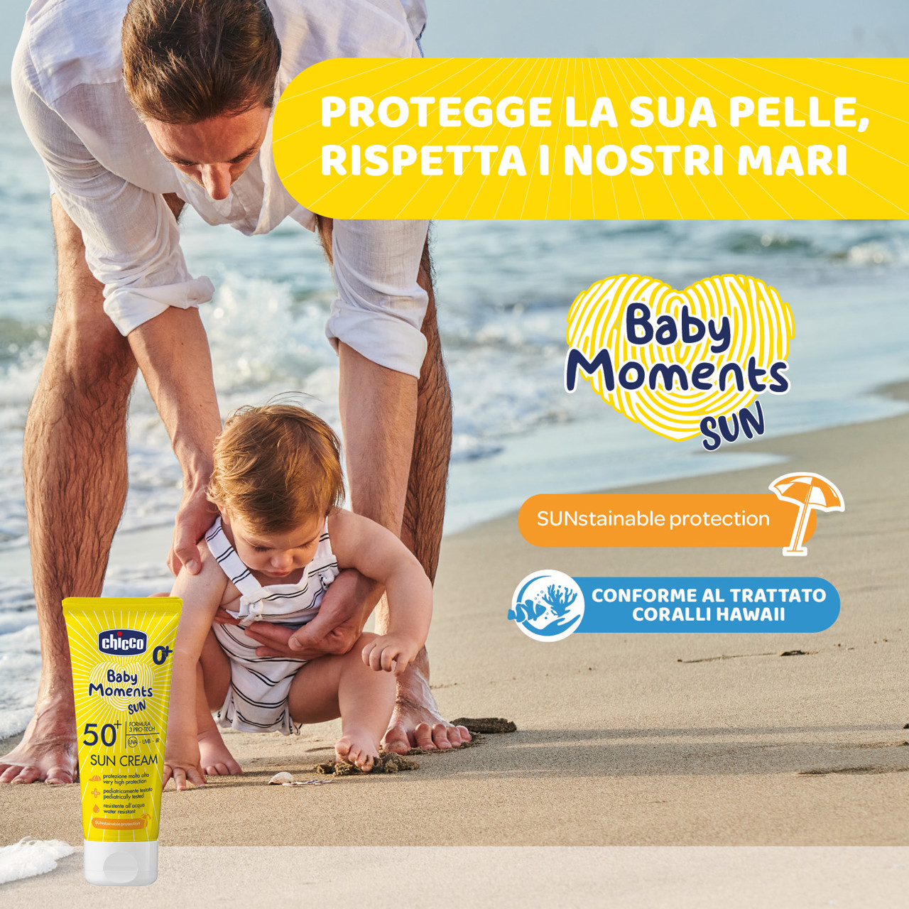 Baby Moments SUN - Crema solare SPF 50+ 75 ml. image number 1