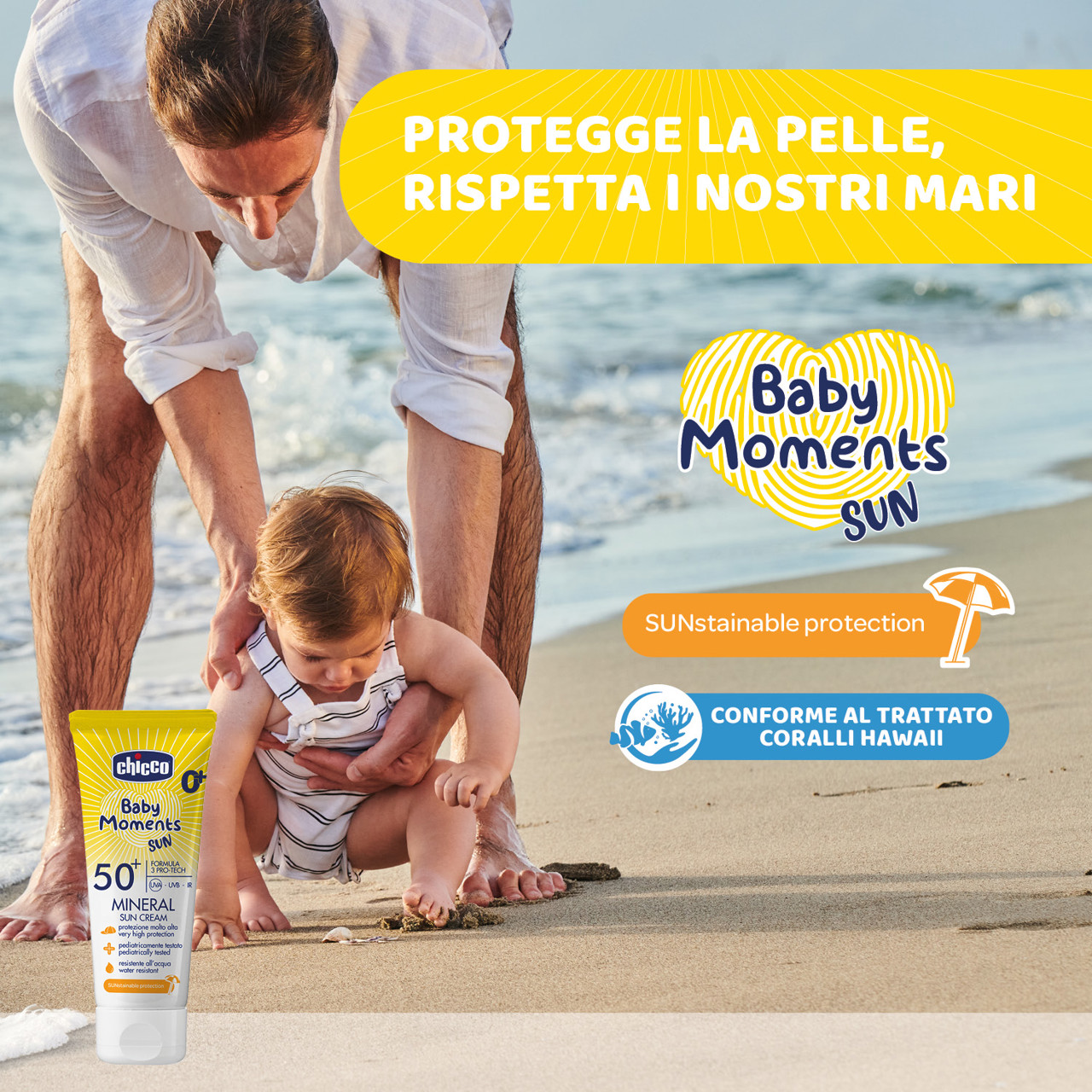 Baby Moments SUN - Crema Solare Mineral 75ml image number 1