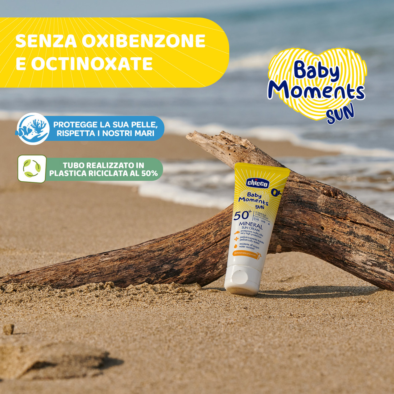Baby Moments SUN - Crema Solare Mineral 75ml image number 3