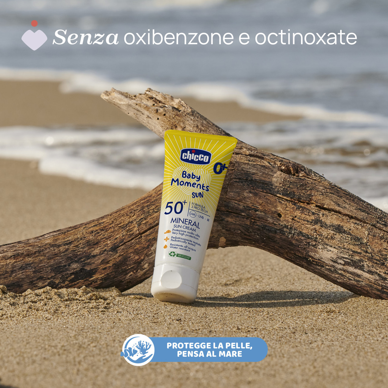 Baby Moments SUN - Crema Solare Mineral 75ml Chicco - 5