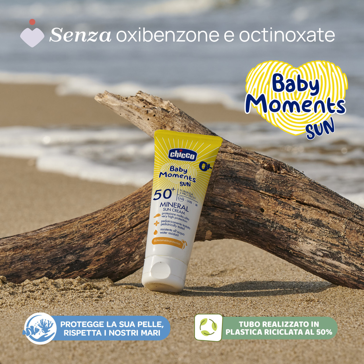 Baby Moments SUN - Crema Solare Mineral 75ml image number 2