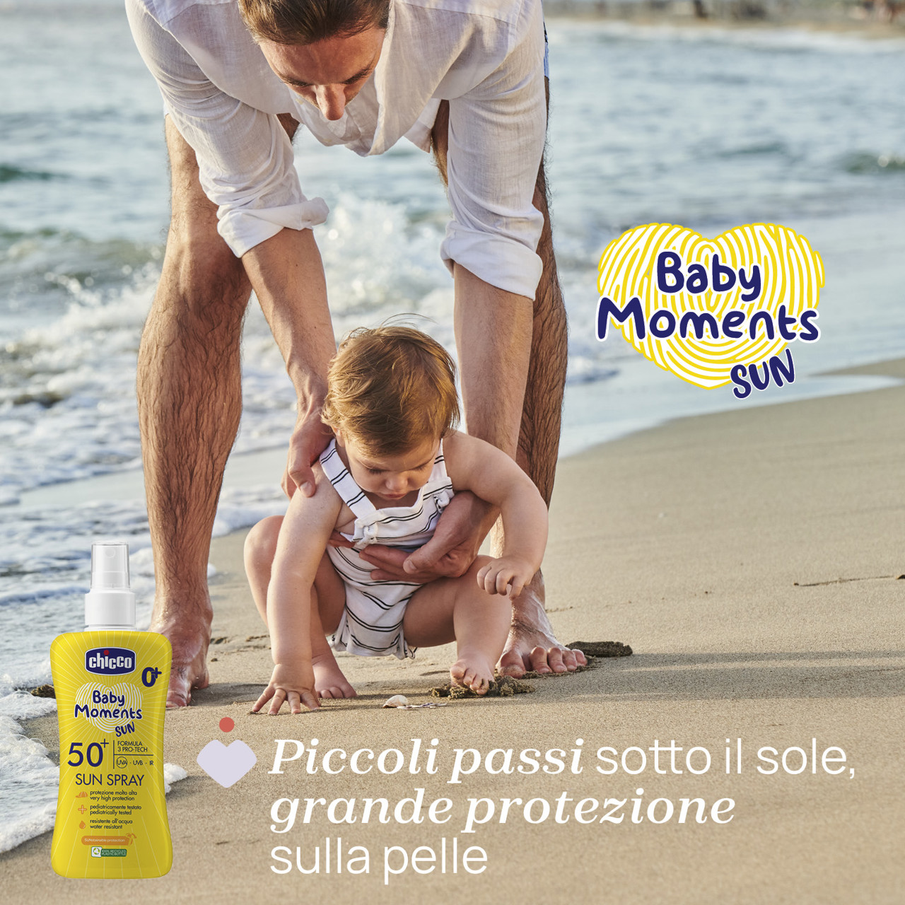 Baby Moments SUN - Latte Solare Spray 150ml Chicco - 1