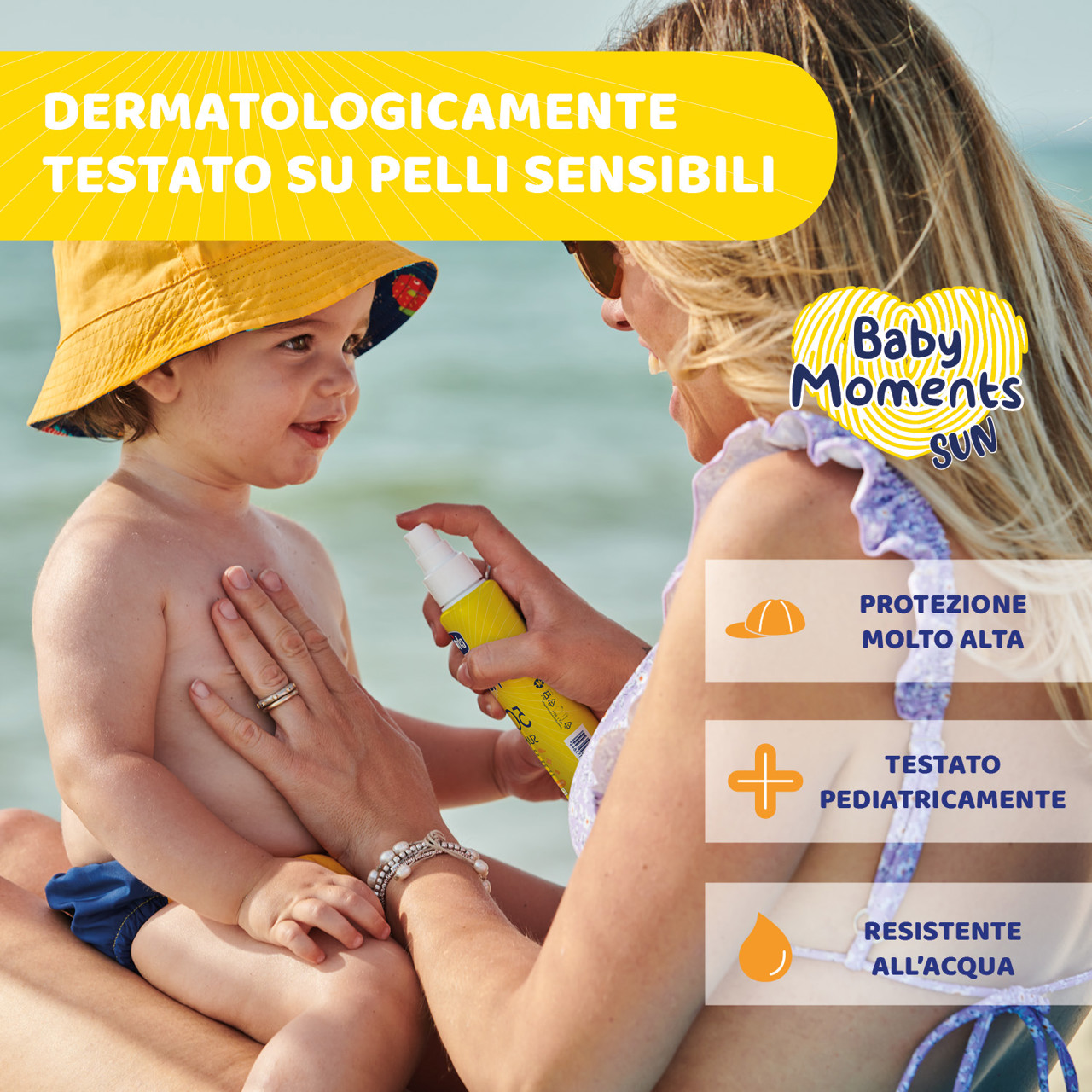 Baby Moments SUN - Latte Solare Spray 150ml image number 4