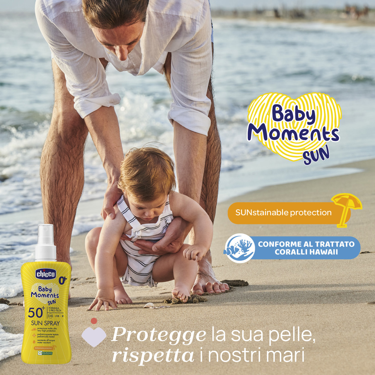 Baby Moments SUN - Latte Solare Spray 150ml image number 1