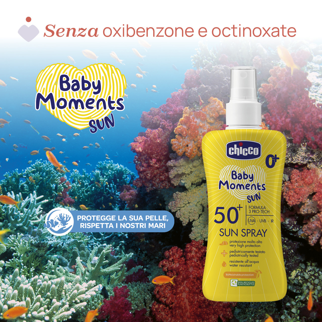 Baby Moments SUN - Latte Solare Spray 150ml image number 2