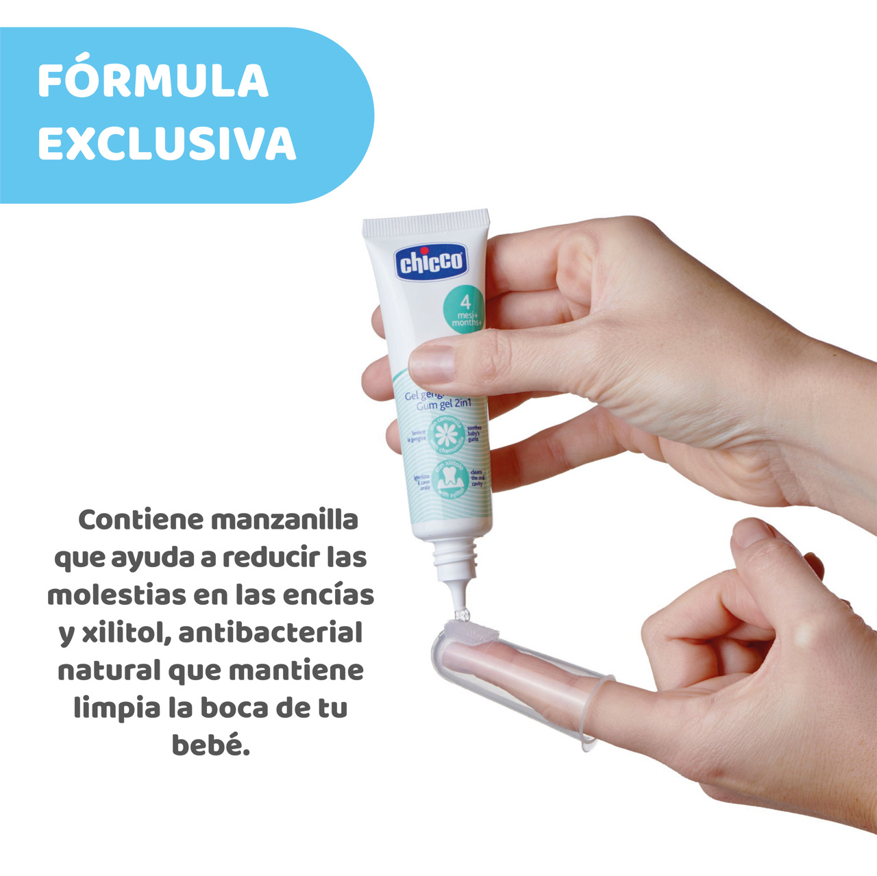 Chicco gel de encías y dedal para bebé null - 3