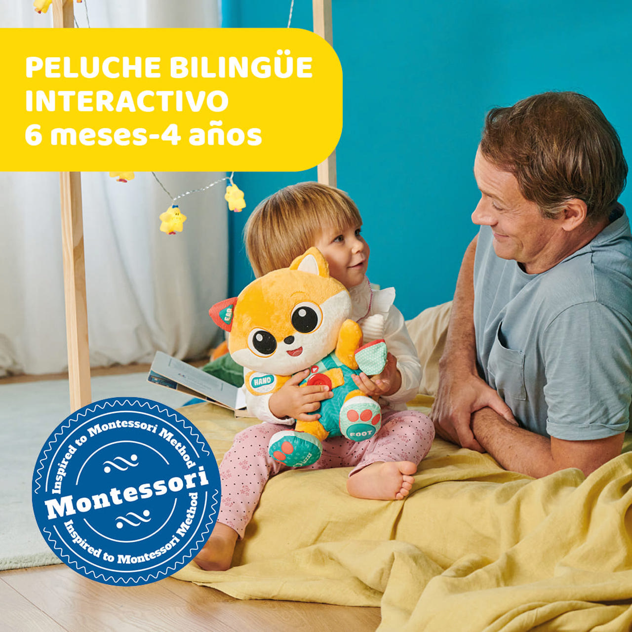 Foxy Peluche Bilingüe Chicco - 1