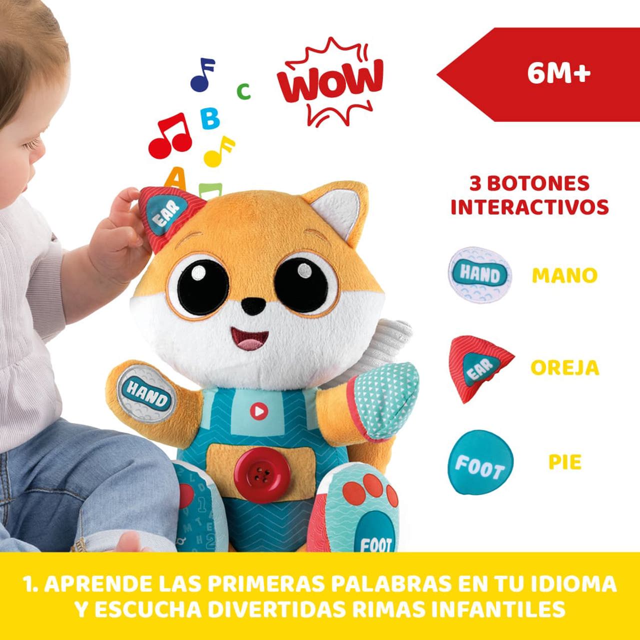 Foxy Peluche Bilingüe Chicco - 4