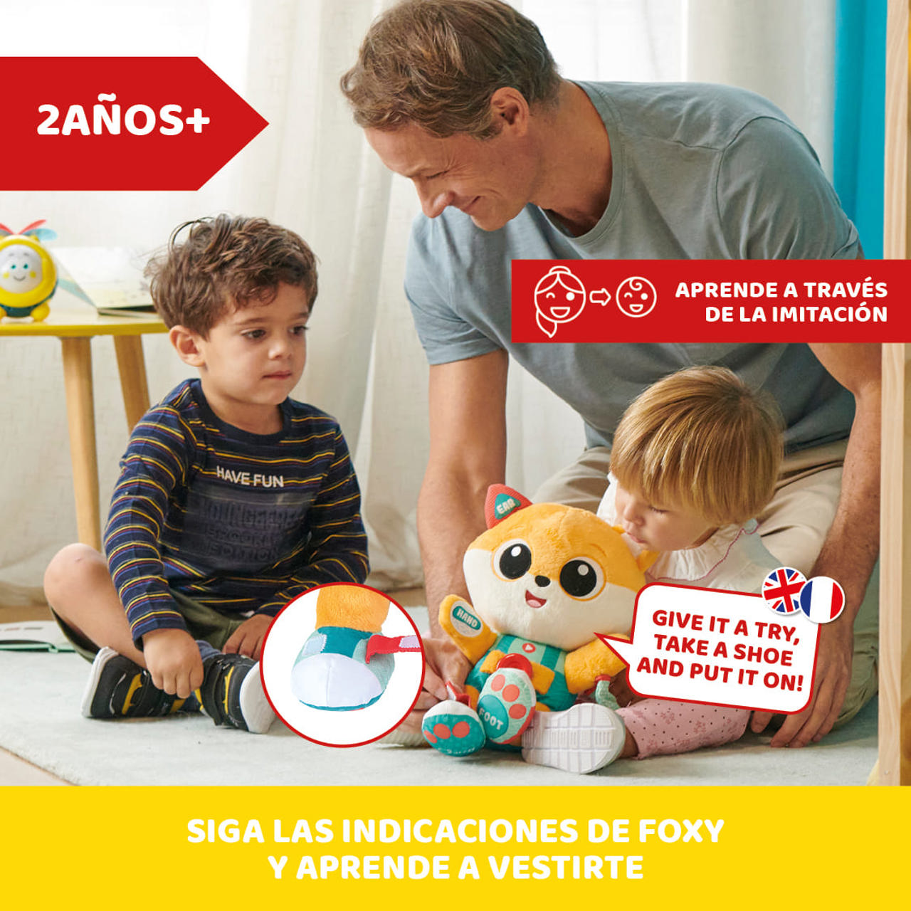 Foxy Peluche Bilingüe Chicco - 6