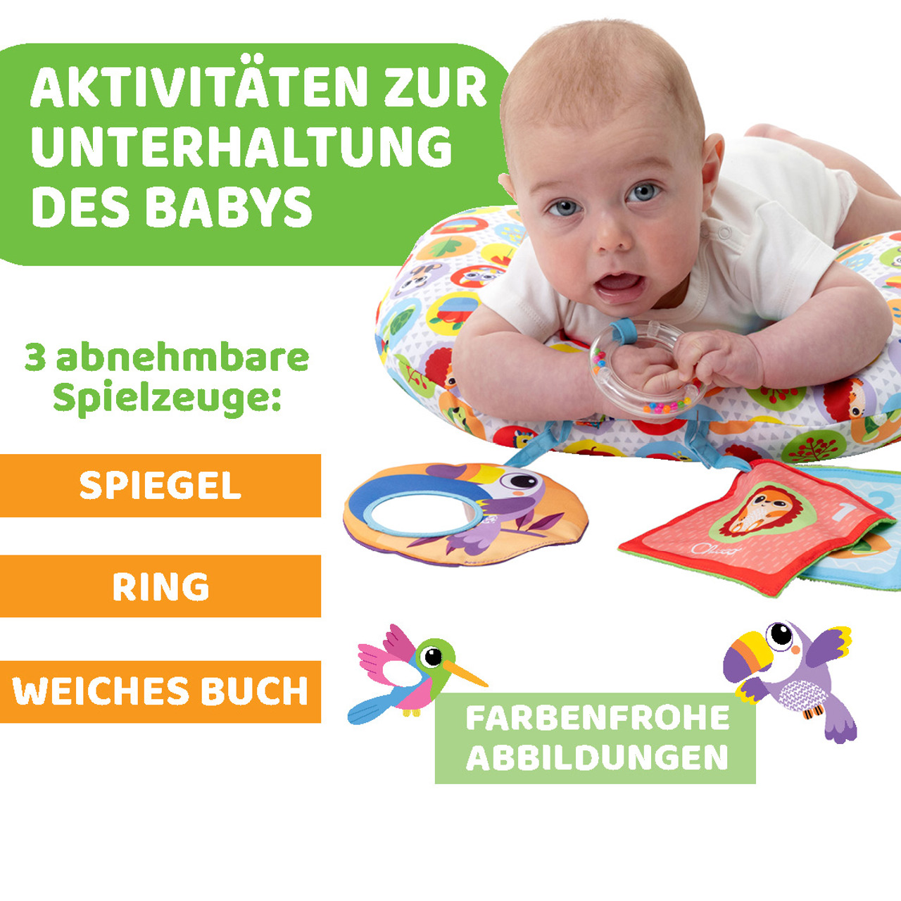 Spielkissen Animal Tummy Time null - 4