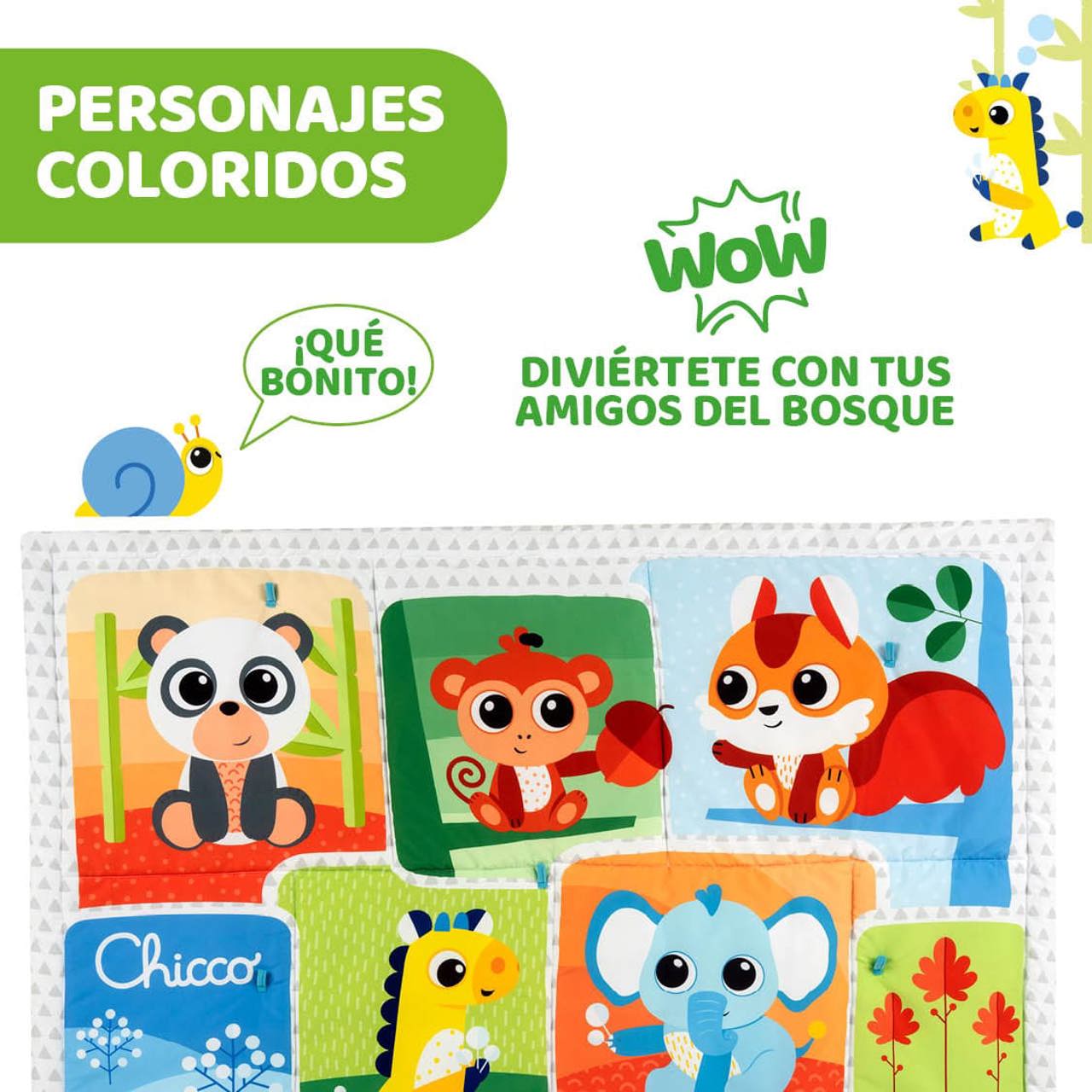 Alfombra infantil amigos del bosque Chicco - 4