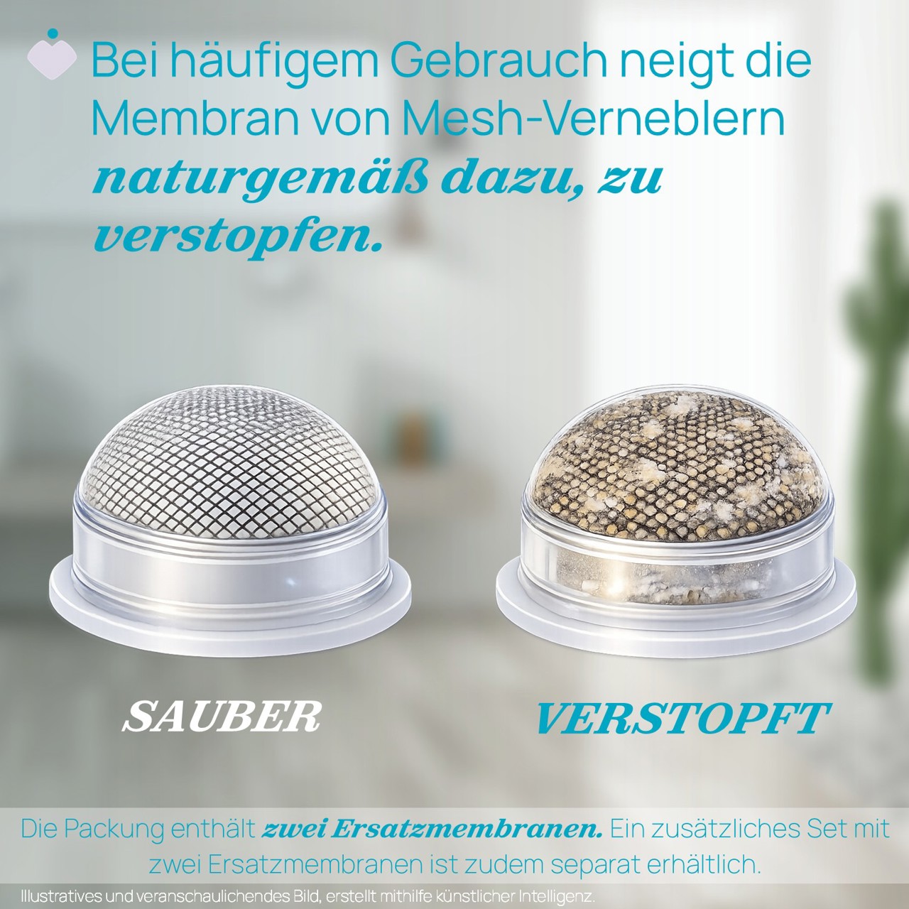 Easys Breath Mesh-Inhalationsger&auml;t Go inkl. Ersatzmembran null - 2