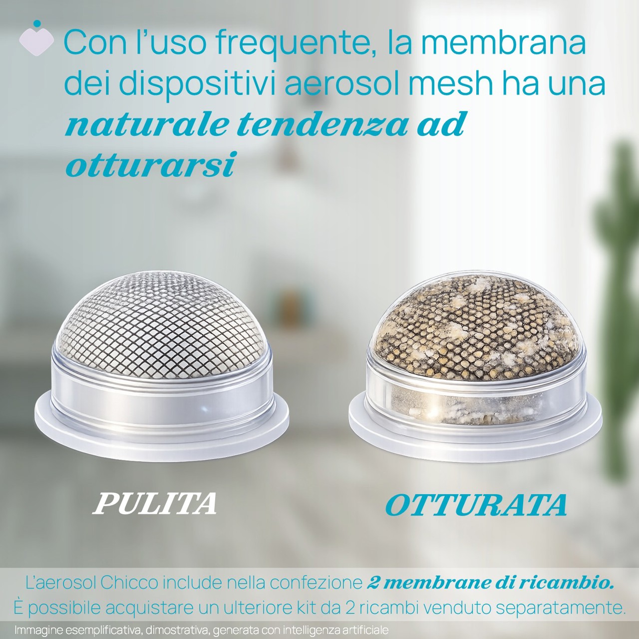 KIT 2 MEMBRANE MESH DI RICAMBIO Chicco - 2