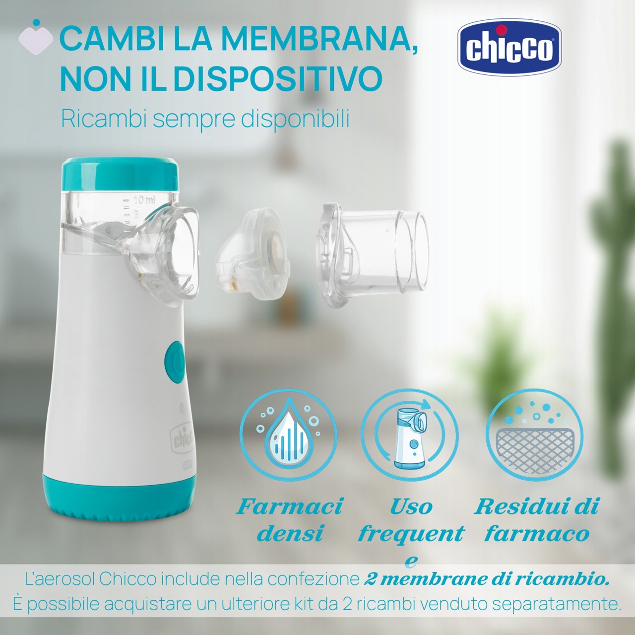 KIT 2 MEMBRANE MESH DI RICAMBIO Chicco - 3