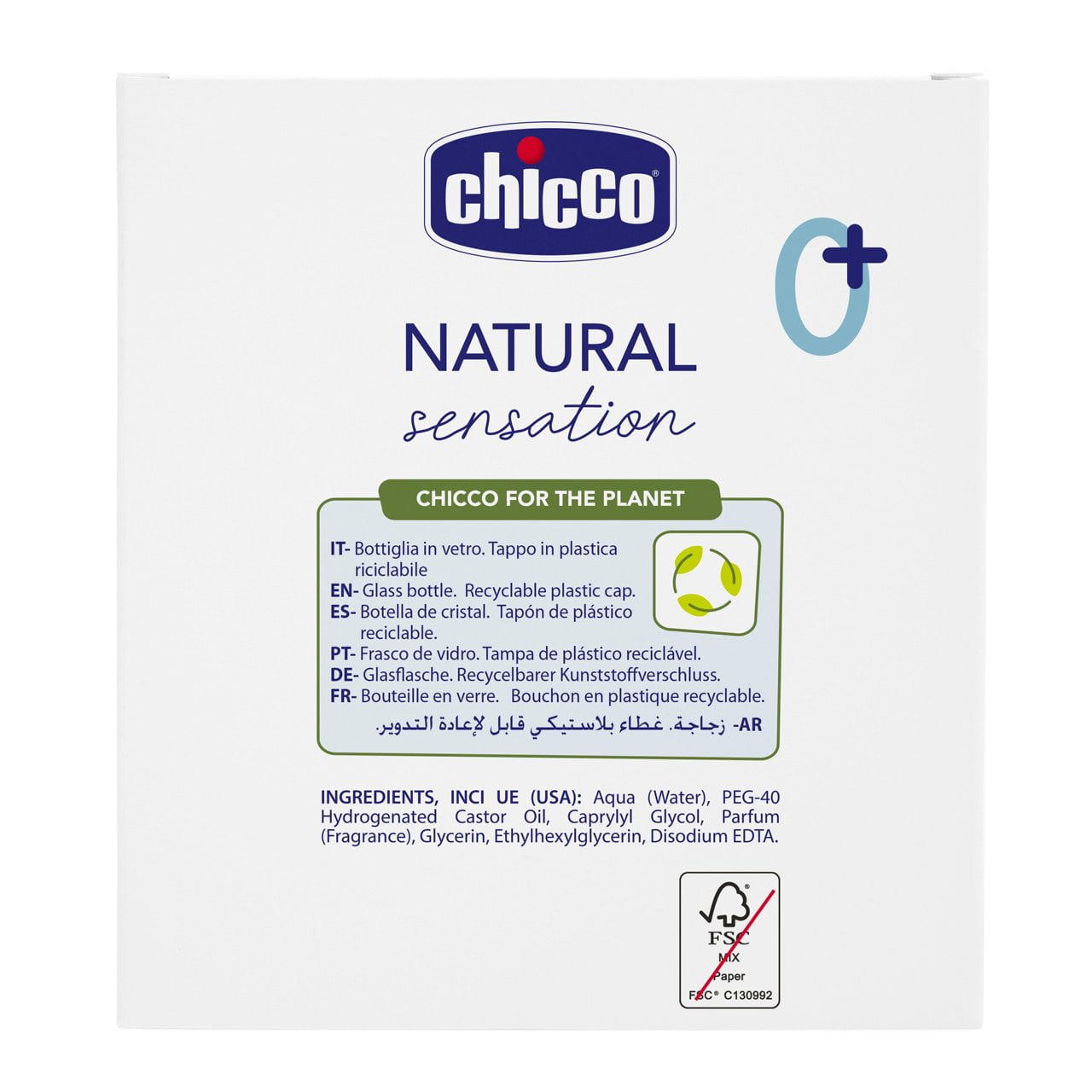 Agua perfumada Natural Sensation 100ml Chicco - 8