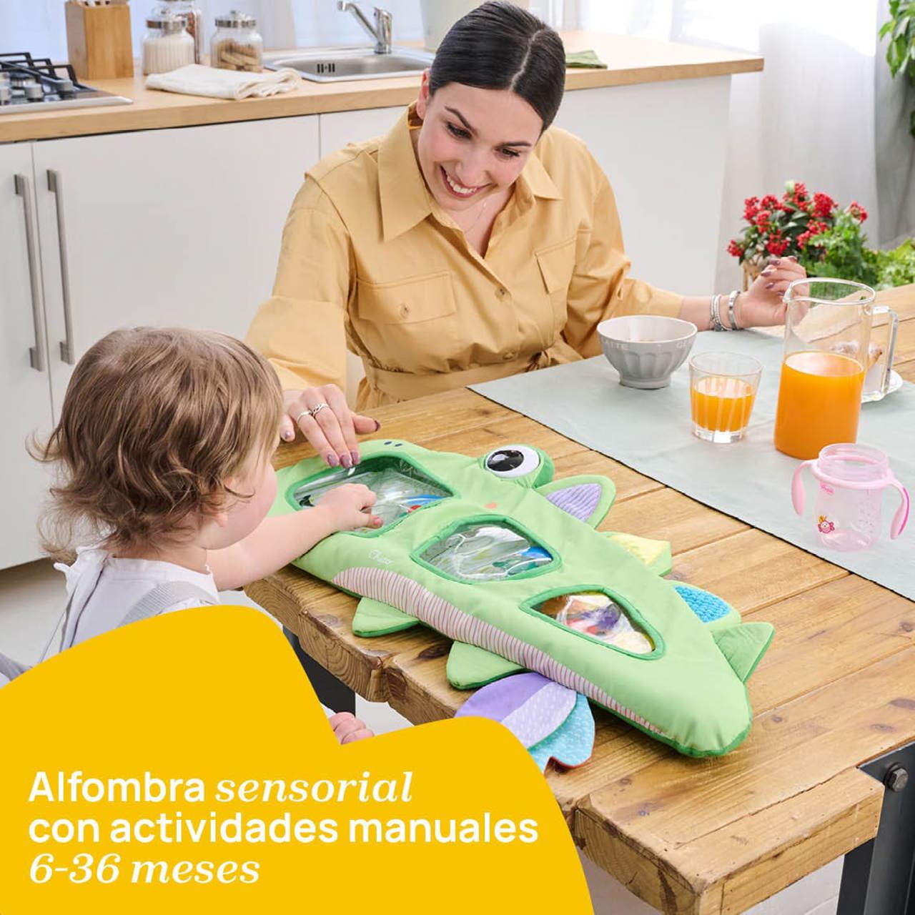 Cocodrilo alfombra de agua sensorial null - 1