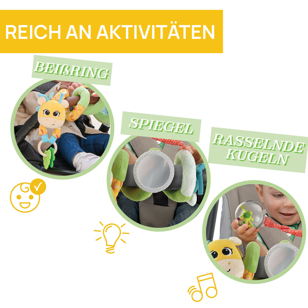 Mrs. Giraffe Kinderwagenkette null - 5