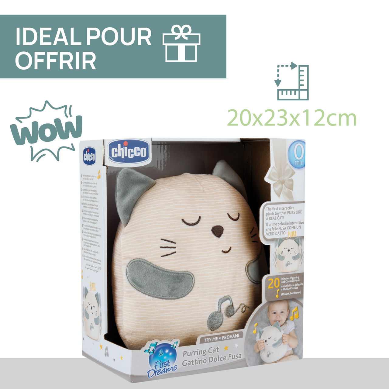 Peluche Chaton Chicco - 12