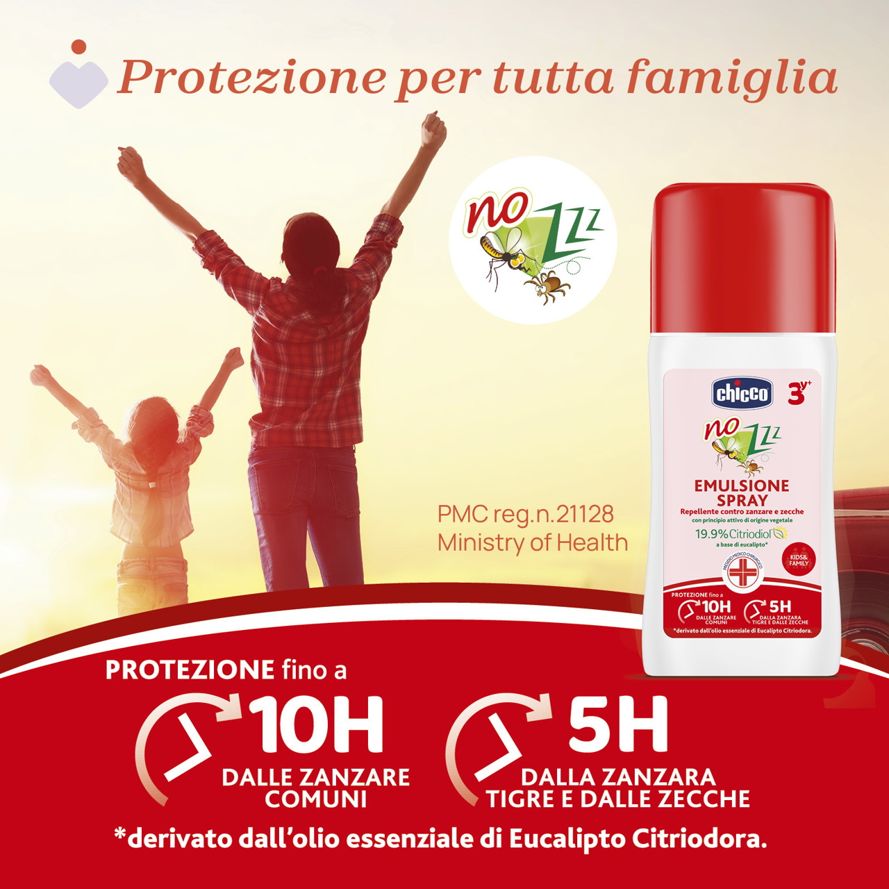Chicco NoZzz Emulsione Spray Insetto Repellente. Chicco - 1