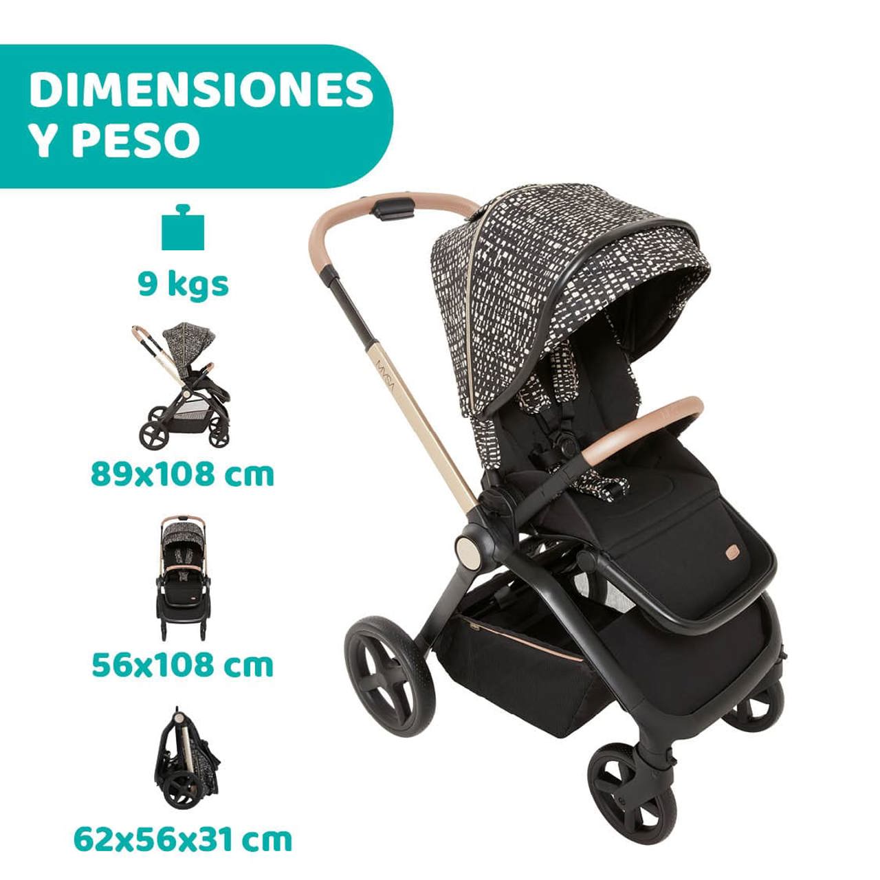 Carrito Mysa i-Size Glam Re Lux Eco+ 3 Piezas image number 2