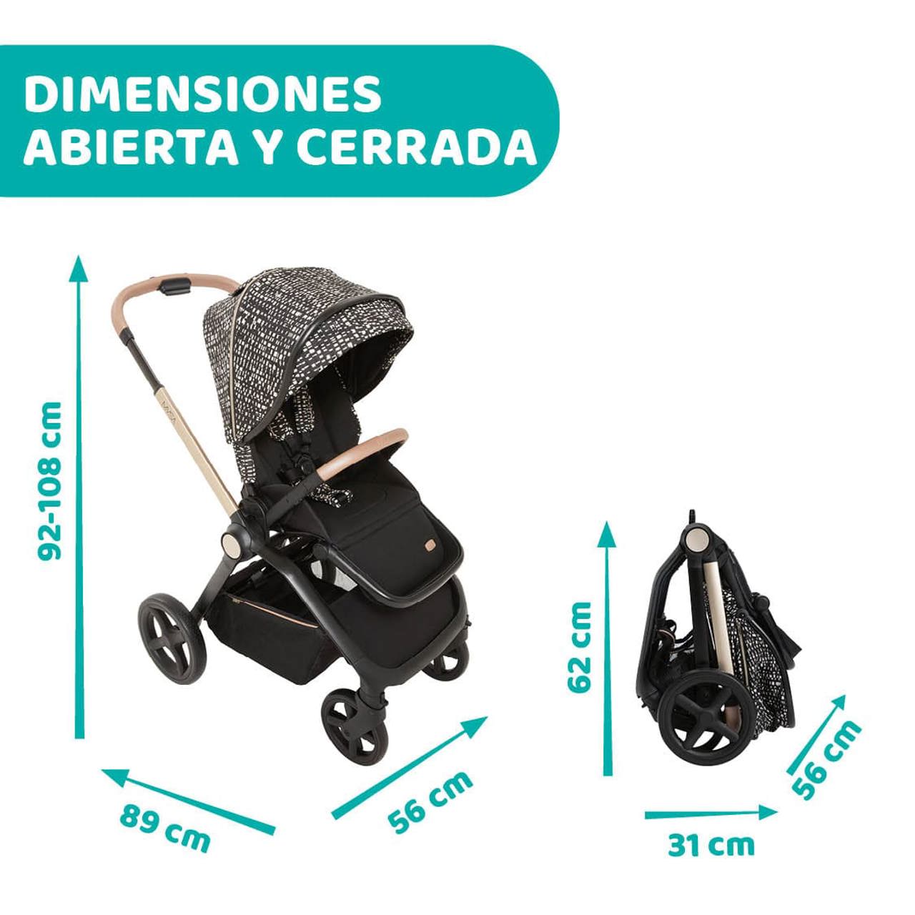 Carrito Mysa Glam Re Lux Eco+ 2 Piezas Chicco - 18