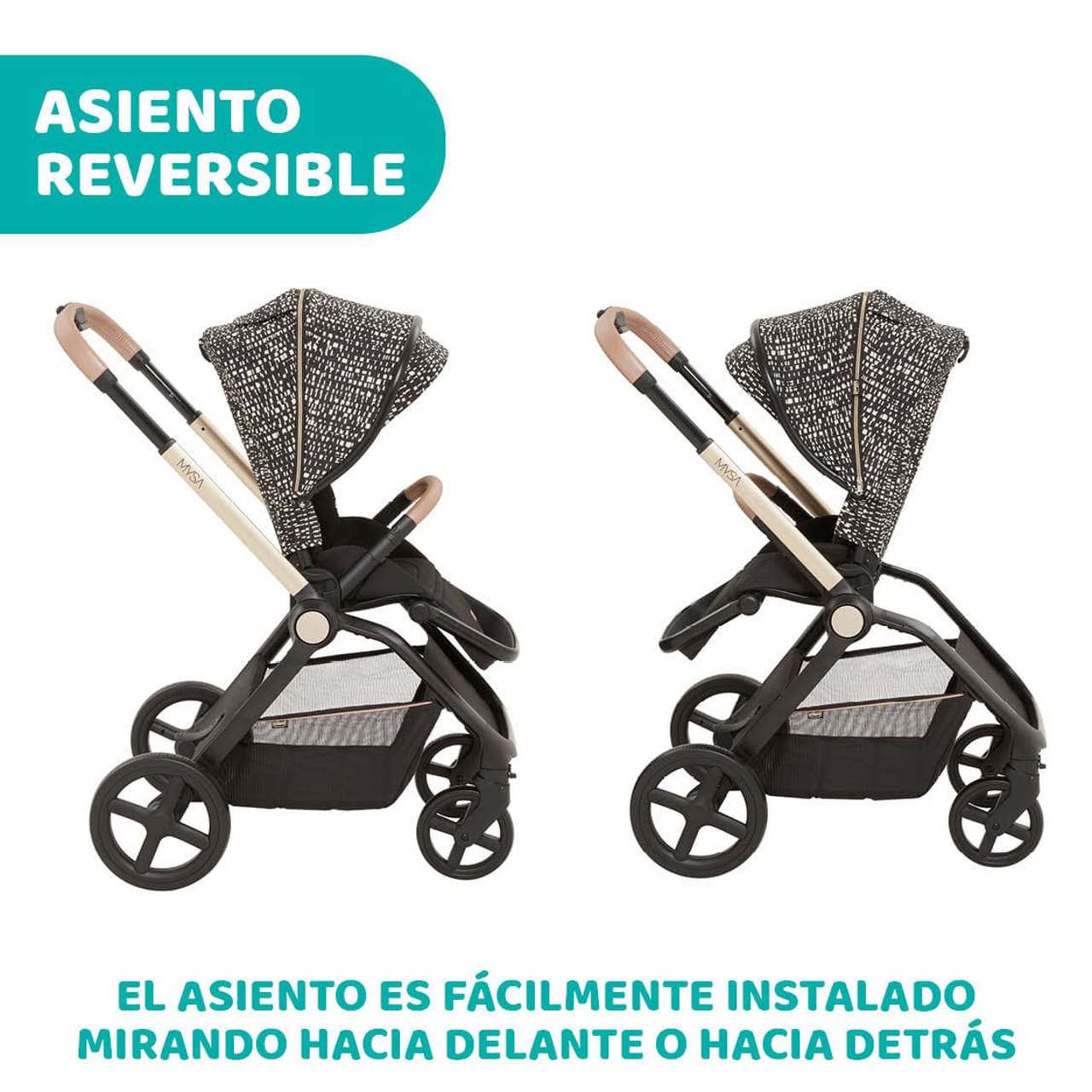 Carrito Mysa i-Size Glam Re Lux Eco+ 3 Piezas Chicco - 8