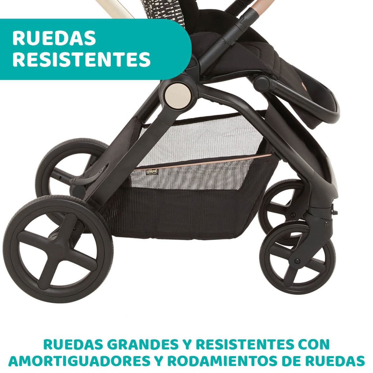 Carrito Mysa i-Size Glam Re Lux Eco+ 3 Piezas Chicco - 13