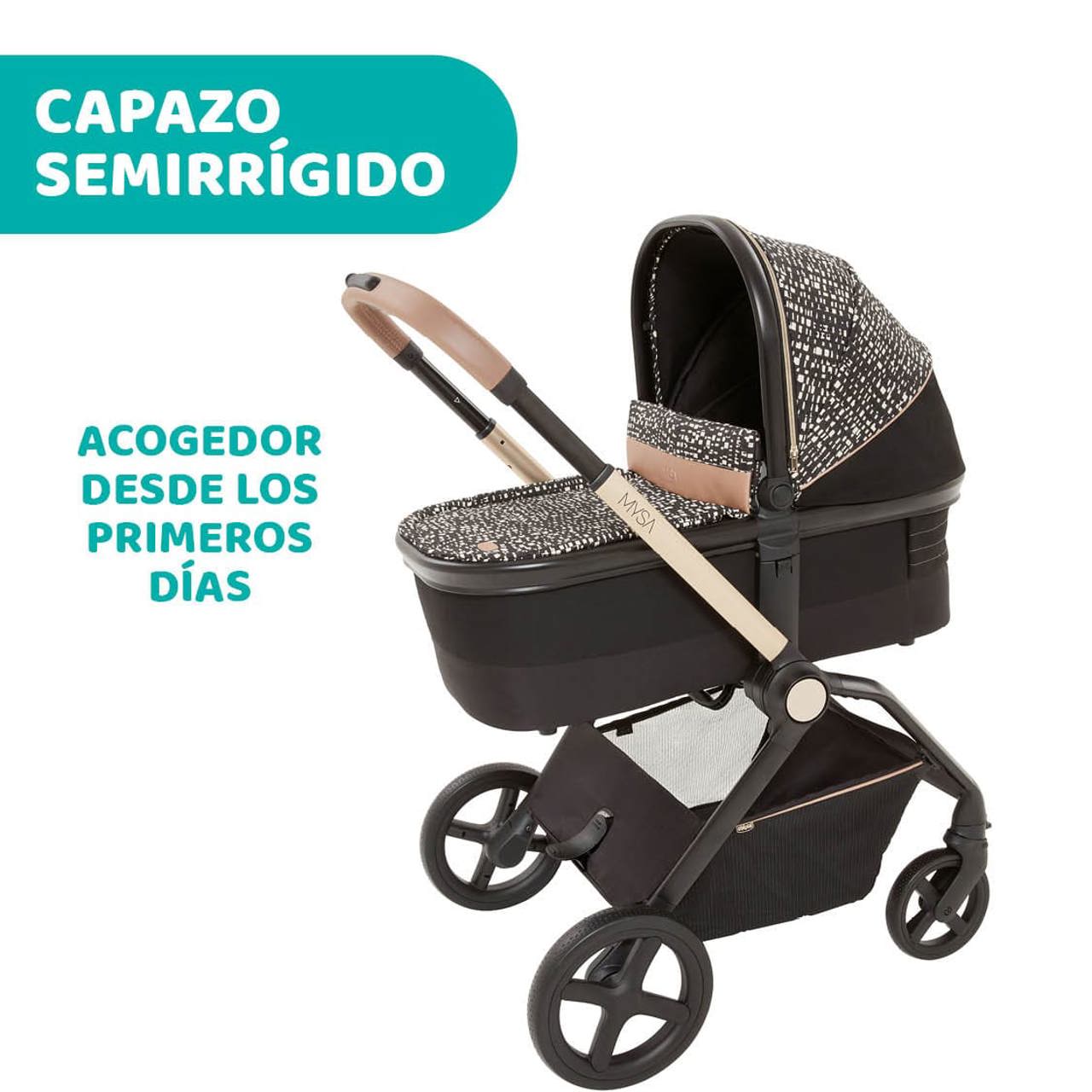 Carrito Mysa i-Size Glam Re Lux Eco+ 3 Piezas Chicco - 3