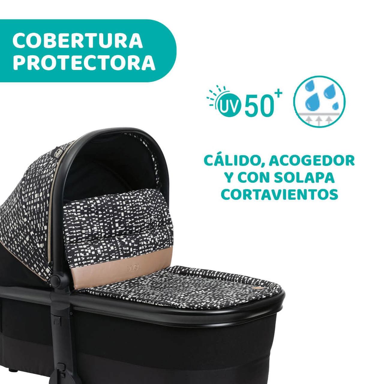 Carrito Mysa i-Size Glam Re Lux Eco+ 3 Piezas Chicco - 16