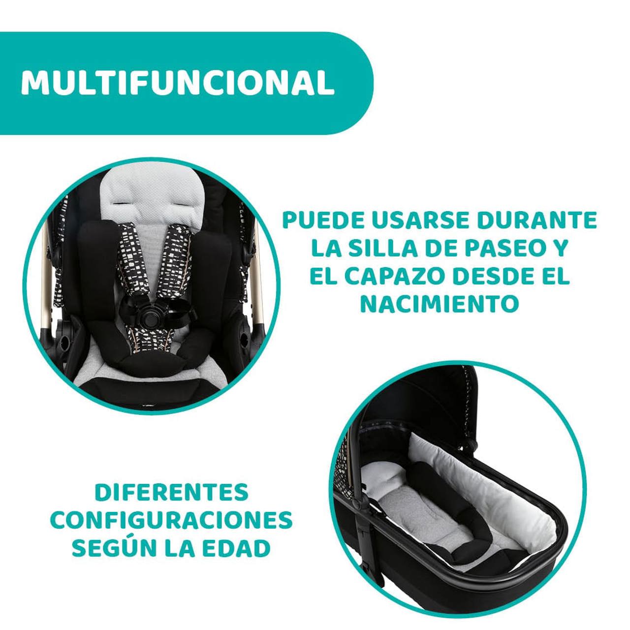 Carrito Mysa i-Size Glam Re Lux Eco+ 3 Piezas Chicco - 15