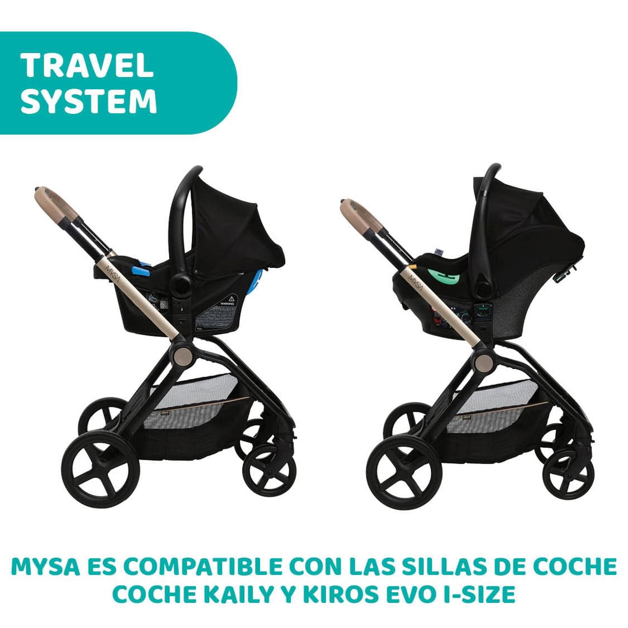 Carrito Mysa i-Size Glam Re Lux Eco+ 3 Piezas Chicco - 18