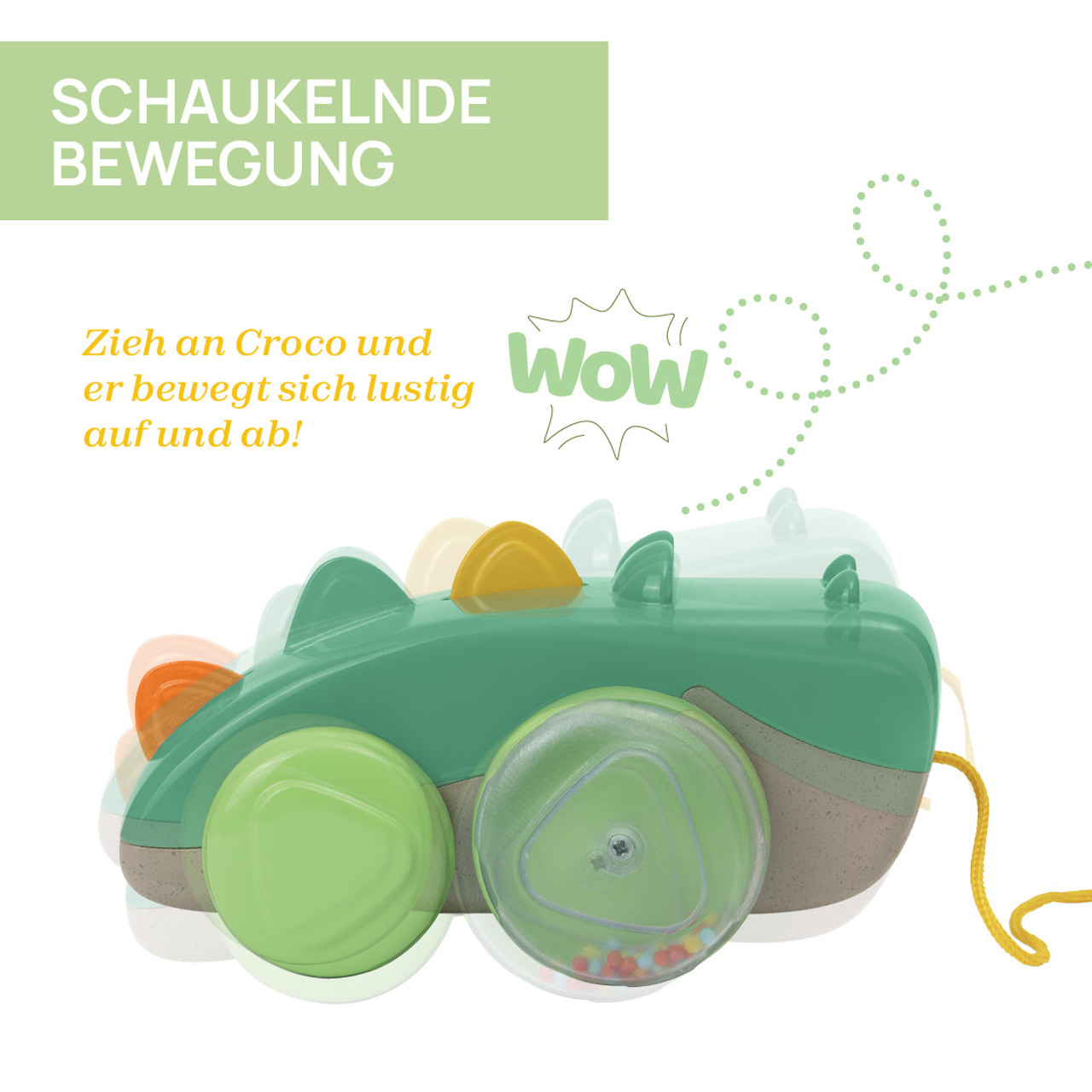 KROKODIL NACHZIEH-SPIELZEUG ECO+ null - 4