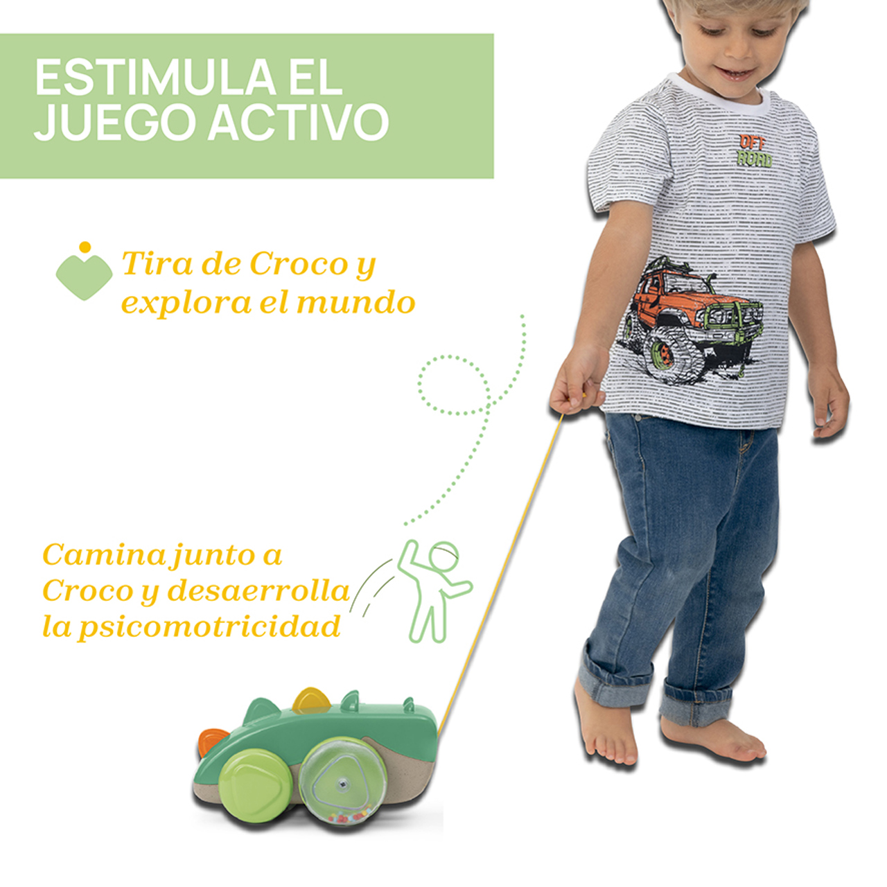 Croco Pull Along ECO+ null - 3