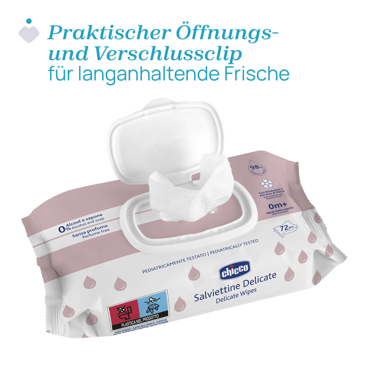 Soft Feuchttücher mit Clipverschluss null - 1