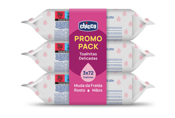 3-PACK TOALHITAS DELICADAS