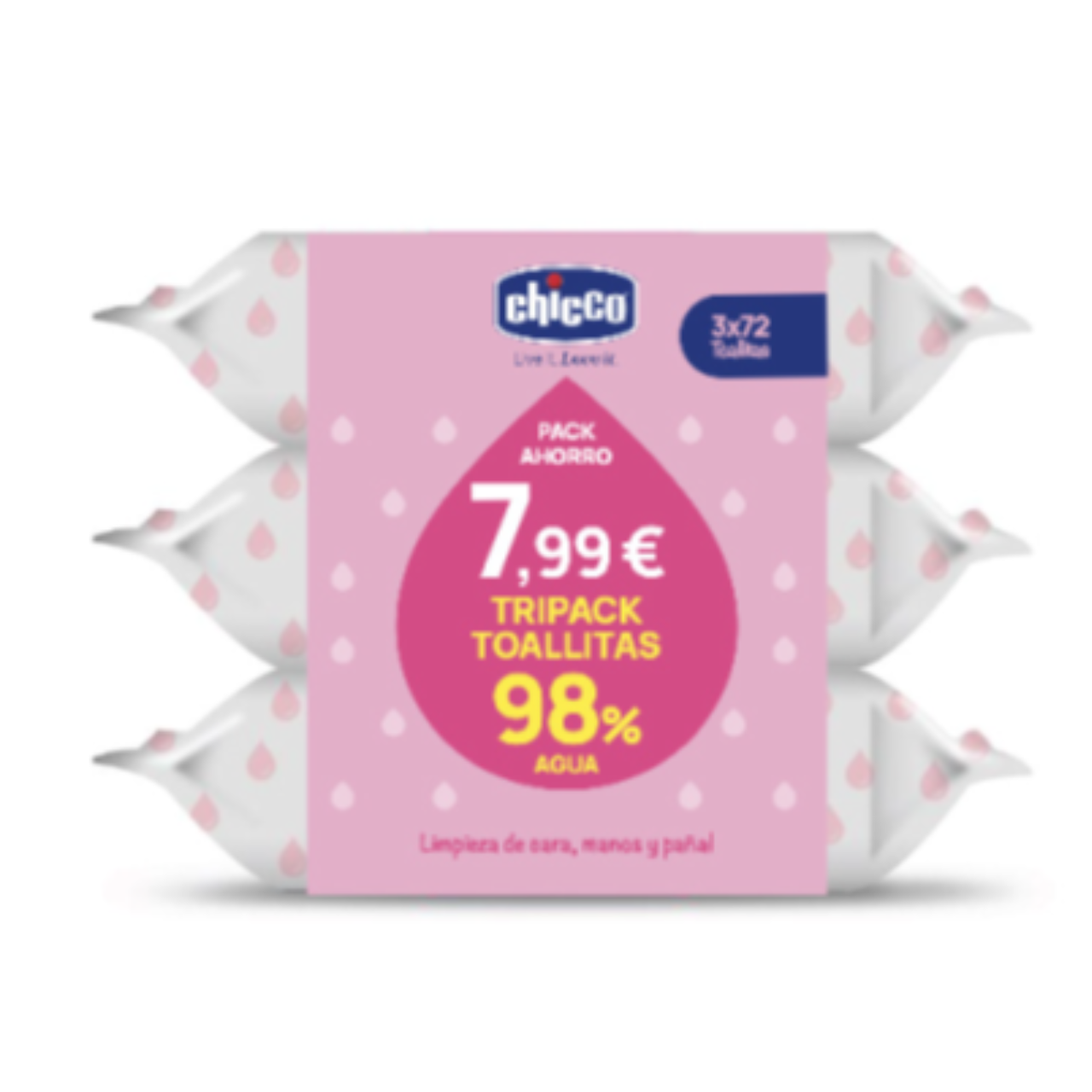 Tripack Toallitas Delicate Chicco - 0